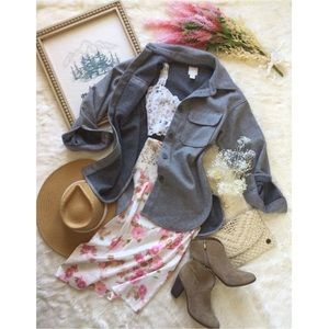 XS/S H&M Smokey Dawn Oversized Shacket